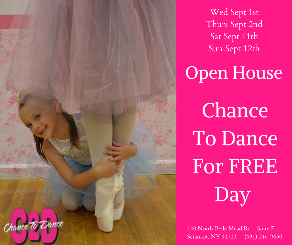 2021 Chance To Dance For FREE Day